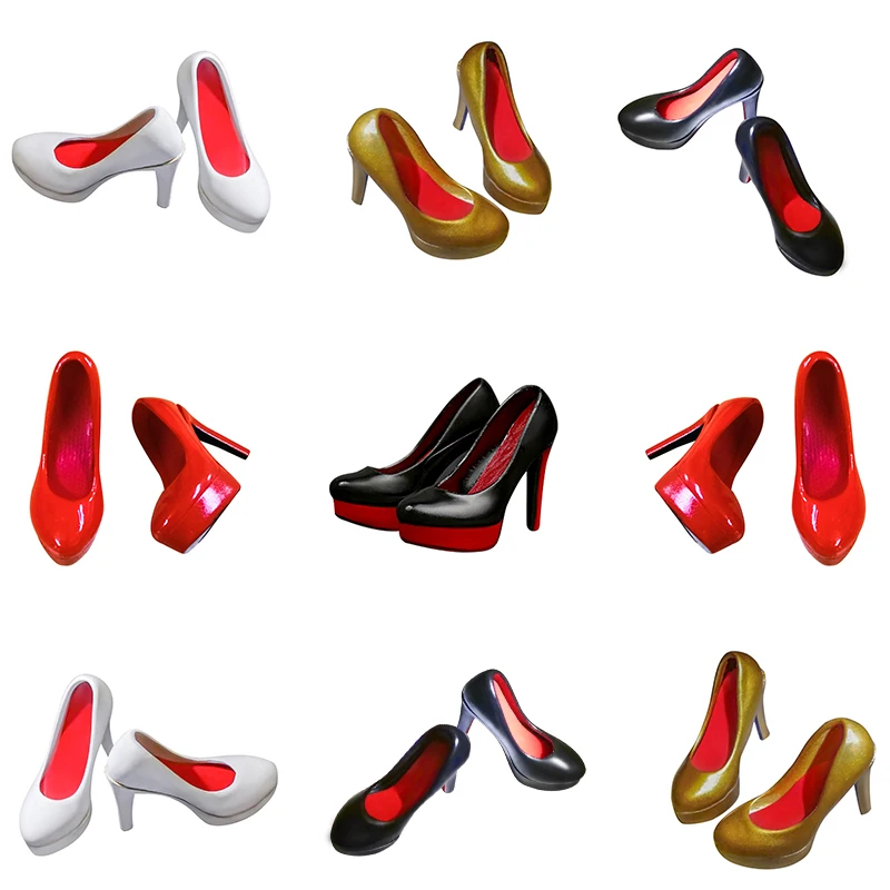 Модель обуви на высоком каблуке-шпильке 12 дюймов 1:6 |