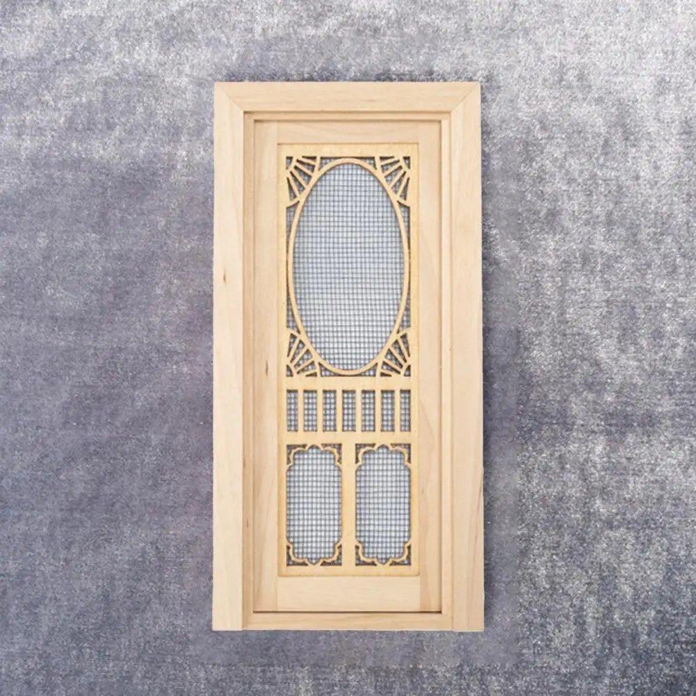 

Красивая Коллекционная миниатюрная дверь для кукольного домика 1/12