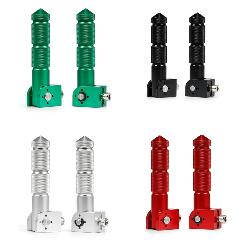 

Universal 2Pcs Rear Passenger Foot Pegs Pedals 90 Degree Folding Footrests For Yamaha Honda Suzuki Motorcycles