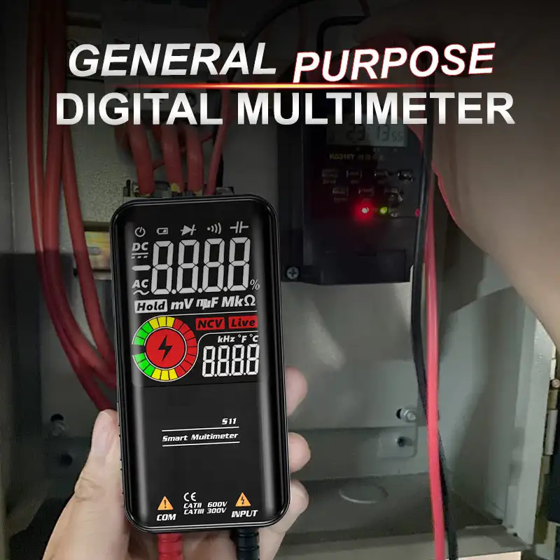 

General Purpose Digital Multimeter Big Display High-precision Anti-burning Full-automati Smart Digital multimetro Digital Tester