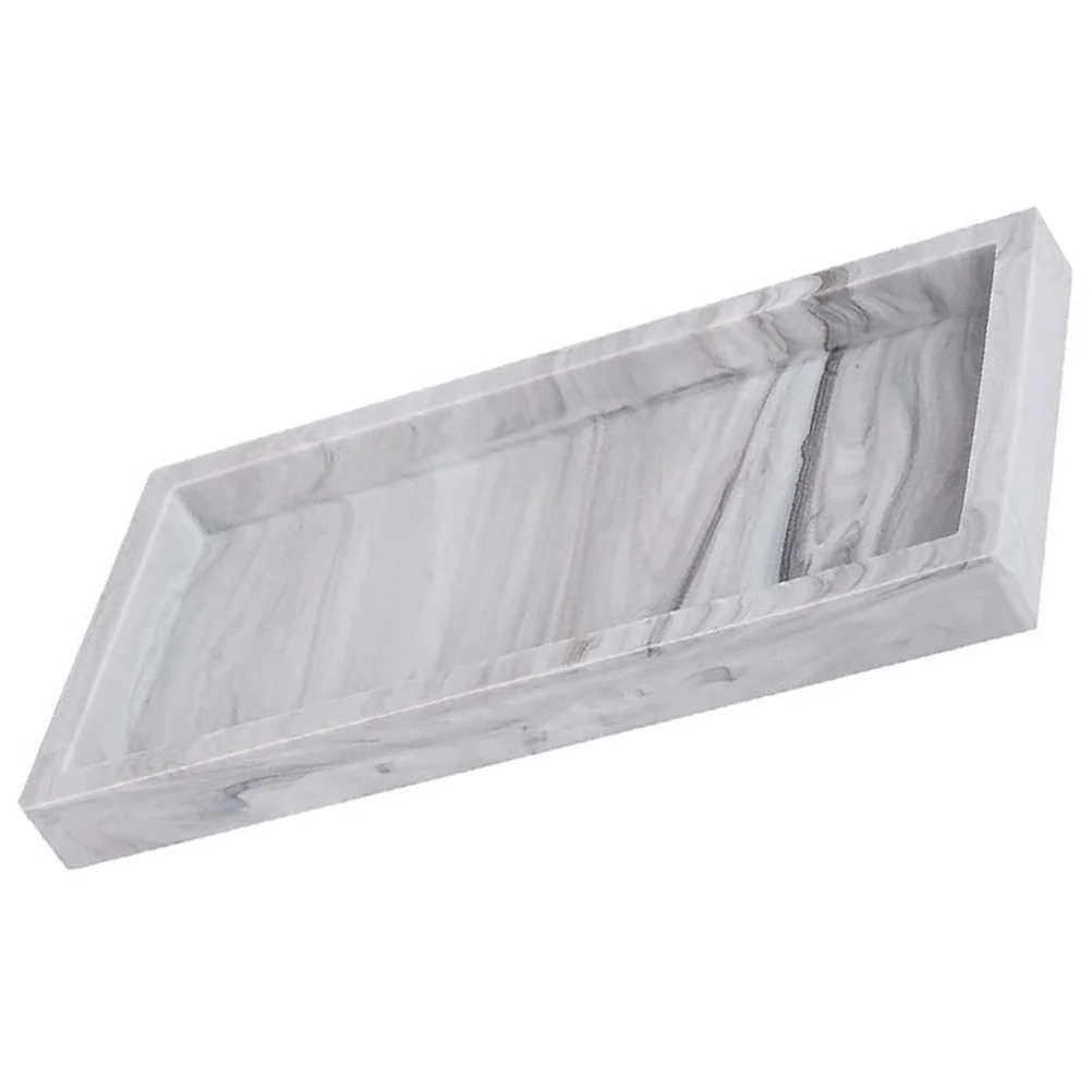 

Dressers Bathroom Vanity Tray Marble Counter Dressing Table Kitchen Sink Soap Bottles Trays