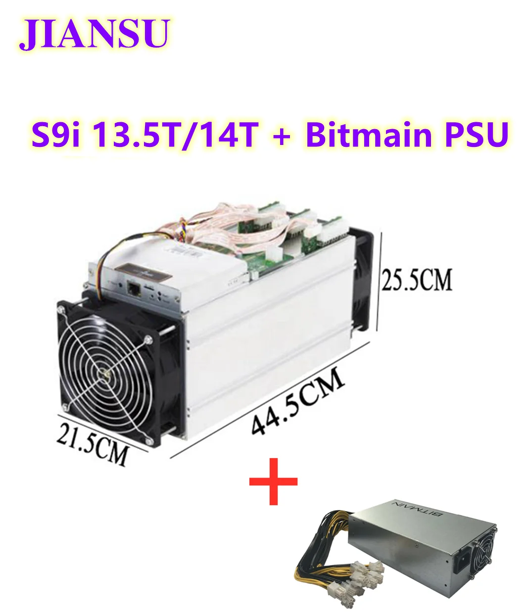 Только 70-80% Новый AntMiner S9i 13 5 T/14T Биткойн-Майнер с Bitmain PSU Asic Miner 16nm Btc BCH лучше чем S9 S9K T9
