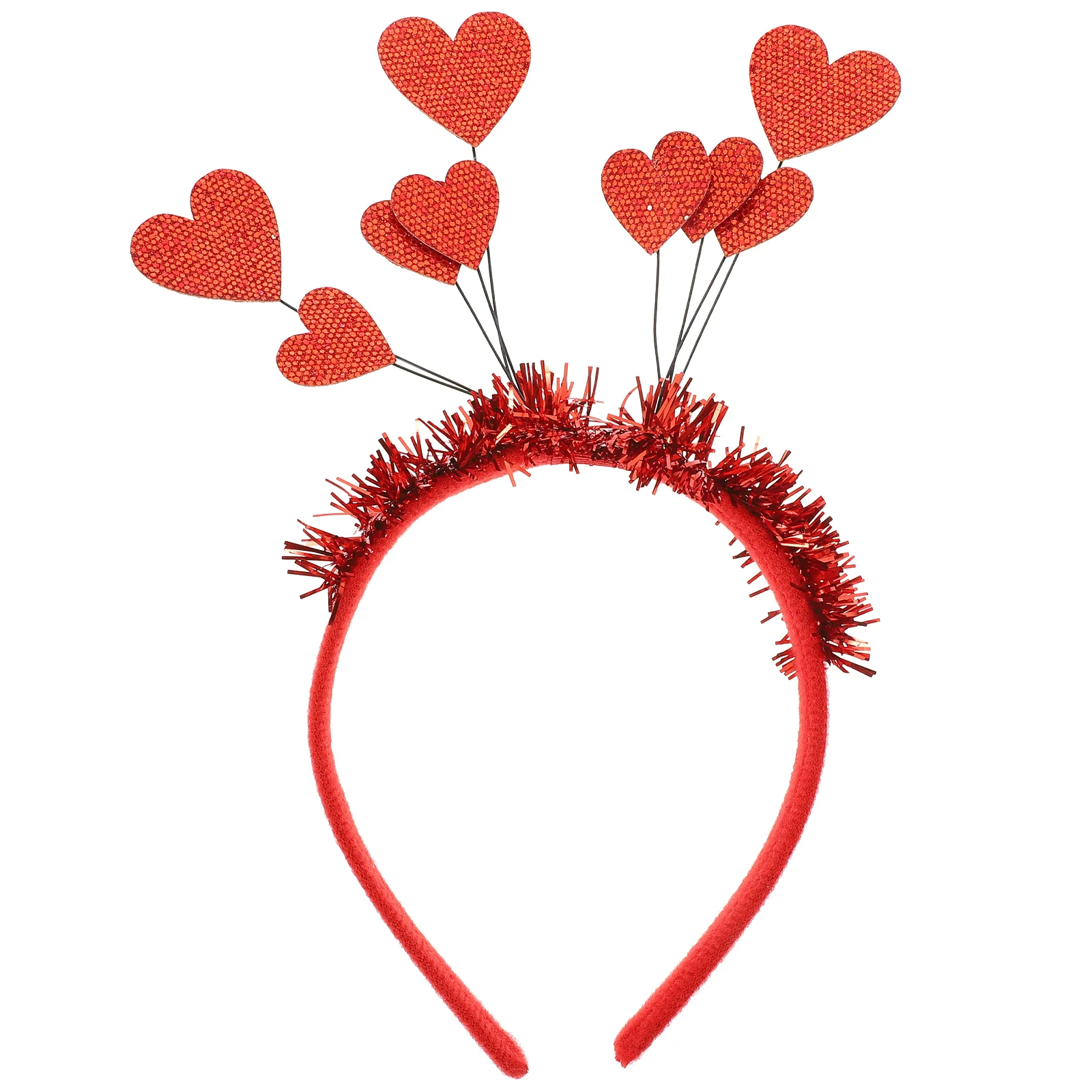 

Girls Headbands Valentine Hairband Valentines Day Hair Hoop Heart Hair Hoop Red Heart Head Boppers Valentines Day Headband