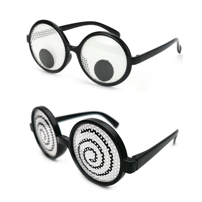 

Поворотные очки для глаз, водоворотные очки, сувениры на Хэллоуин, вечерние забавные очки, косплей