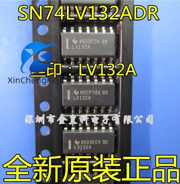 

30 шт. оригинальный новый малогабаритный Шелковый экран sn74lv132длиной LV132A