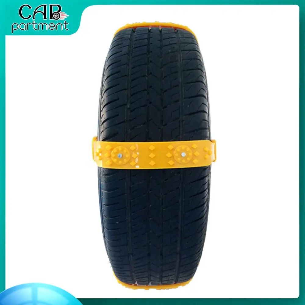 

Tpu Anti Skid Chains Anti Skid Tire Wheels Chains Multifunctional Bears Low Temperature Car Snow Tire Chain Car Supplies 1pc