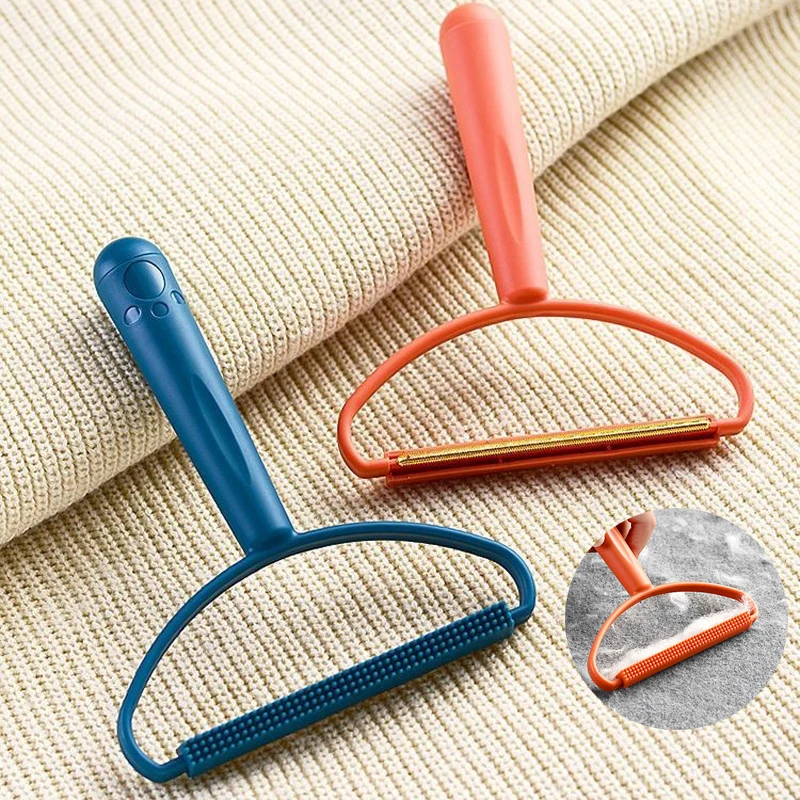 

Портативный двусторонний ручной триммер для удаления катышков, мини-триммер для волос, триммер для одежды, пальто, пушистой ткани, бритва, б...