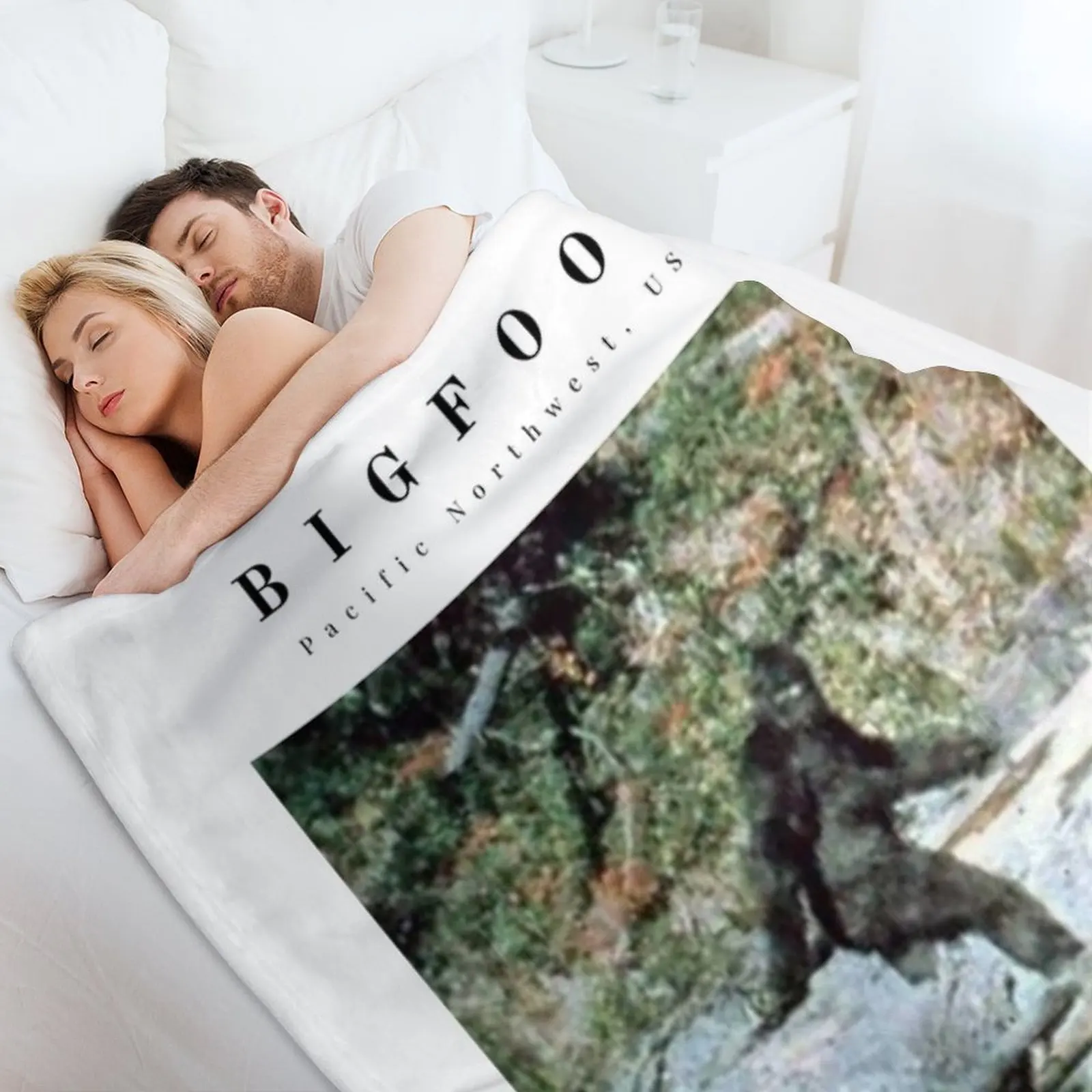 Минималистичные Cryptids: Throw Blanket Bigfoot аниме пляжная кровать плед одеяла