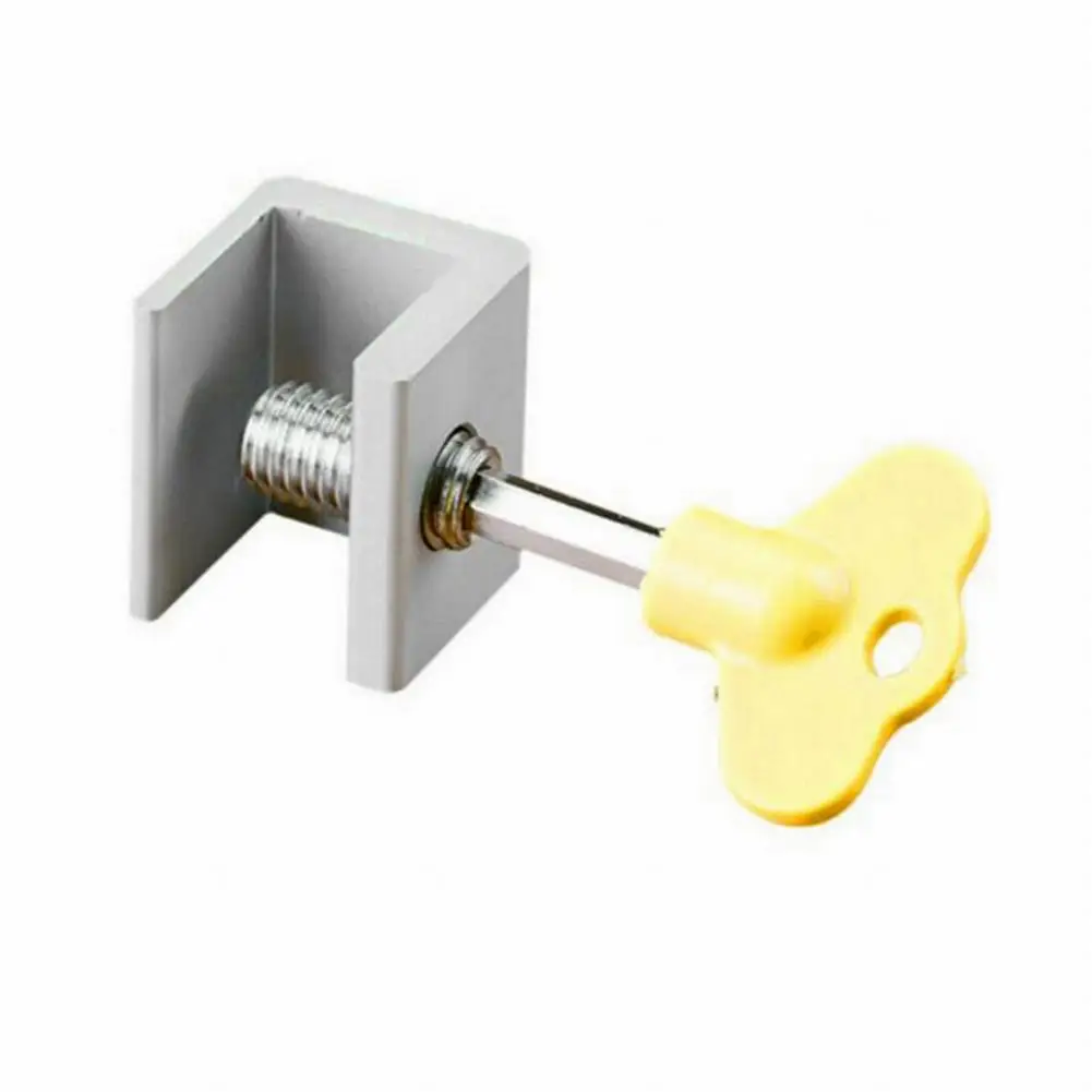 

Door Shutter Lock Restrictor Window Security Key Lock Sliding Doors Windows Restrictor Child Safety Anti-theft Door Stopper