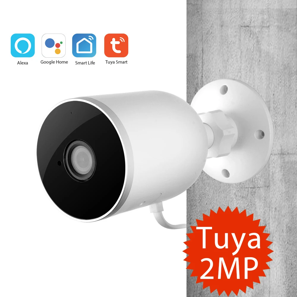 

Tuya Smart Life Cloud Wireless Wifi IP66 Outdoor Camera 2MP Intelligent Auto Tracking Of Human1080P Waterproof