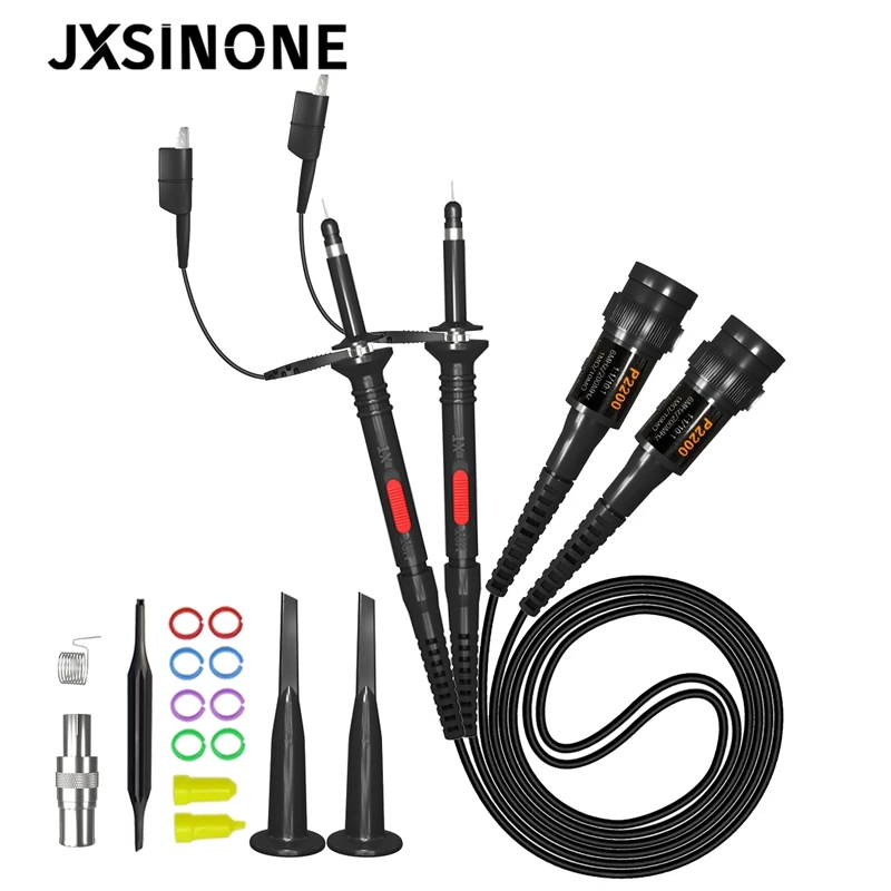 JXSINONE Высококачественная серия P2000 DC-60MHz ~ 200 датчик осциллографа на МГц X1/X10 P2060 P2100