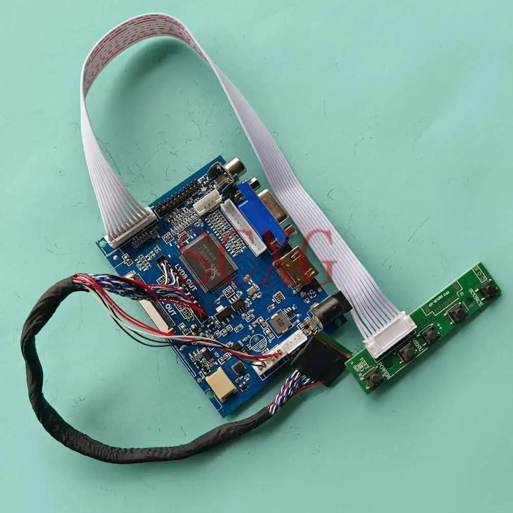 

Fit LTN101NT06-001 Kit DIY 1024*600 40 Pin LVDS нетбук VGA + AV + HDMI-совместимая 10,1 "ЖК матричная плата контроллера