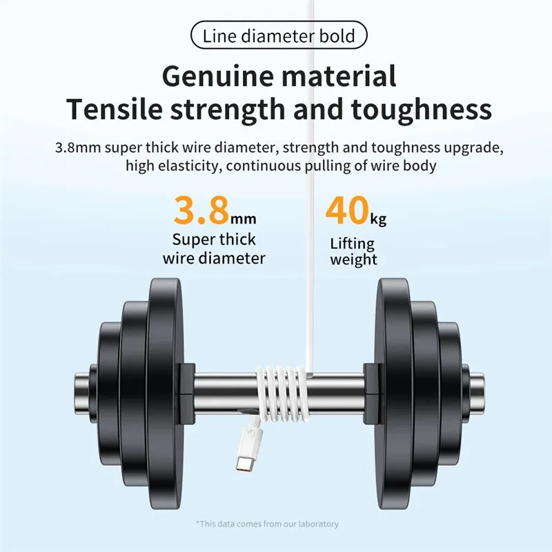 uslion 6a usb 66w type c cable usb fast charging phone charger type c data cord for xiaomi redmi note 10 samsung usb c cable free global shipping