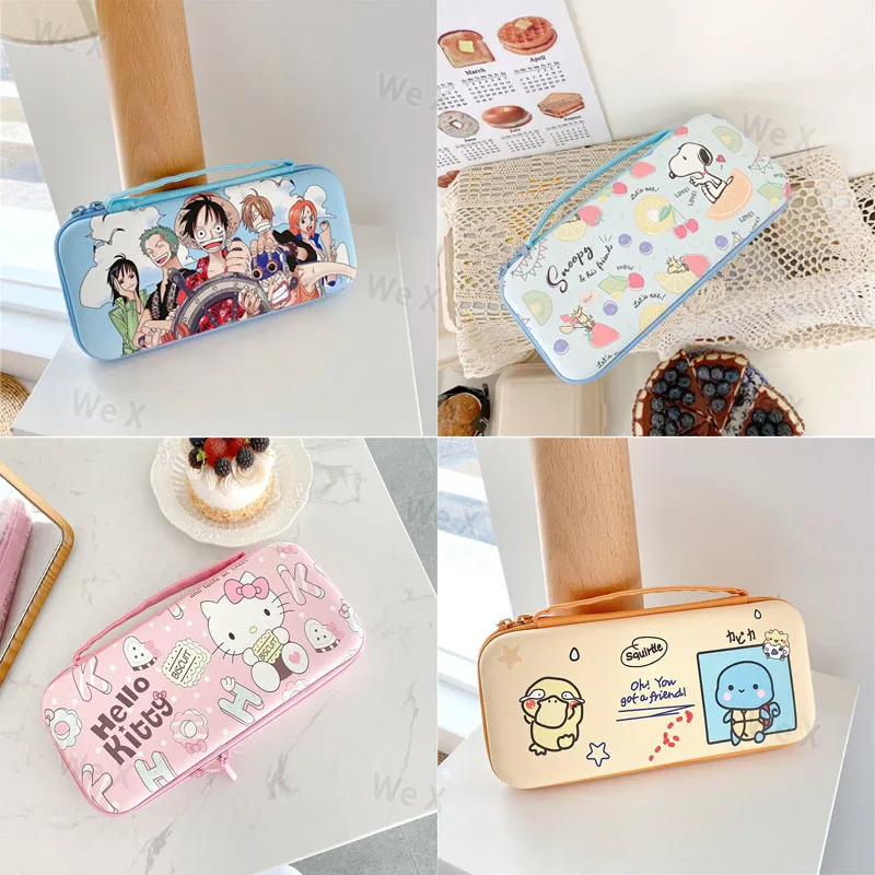 

One Piece Hello Kitty for Nintendo Switch NS Console Storage Bag Protective Shell Hard Case Cover Carrying Bag Game Accessory