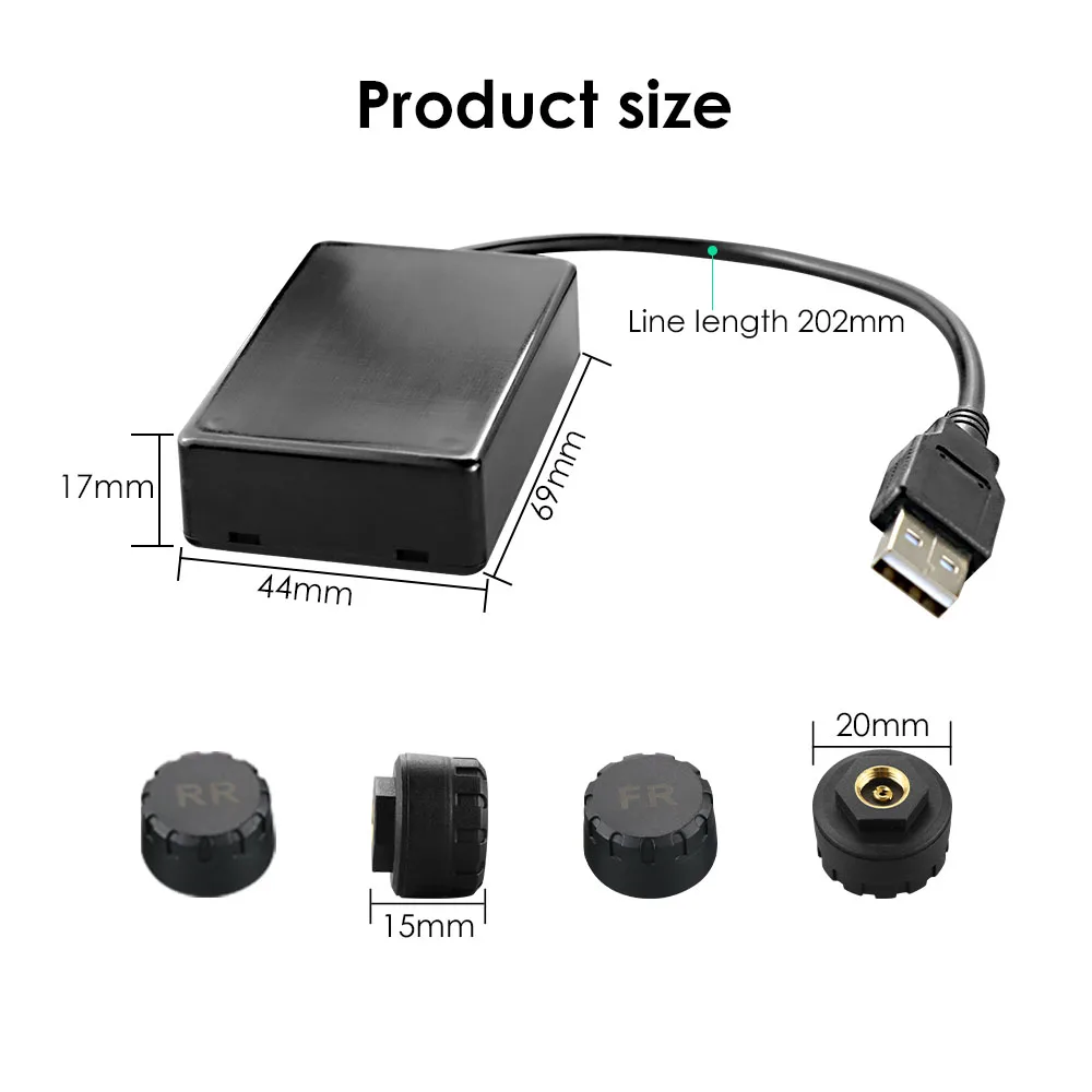 

Автомобильный USB TPMS (система контроля давления в шинах) для Android мультимедийный плеер Автомобильный GPS-навигатор головное устройство Авторадио