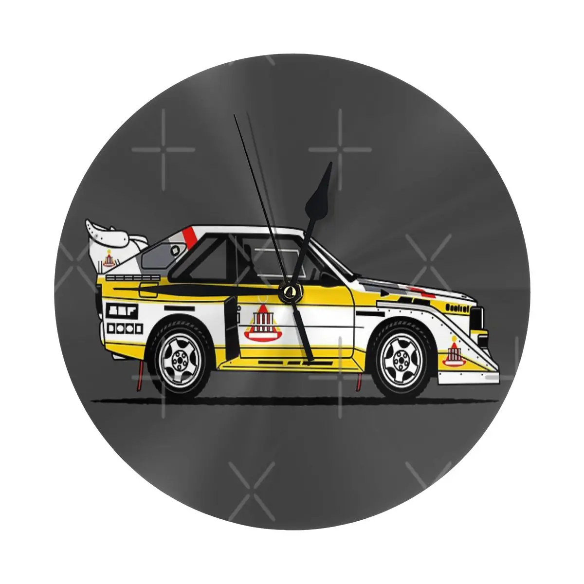 Классические часы для ралли S1 Group B настенные украшения комнаты большие