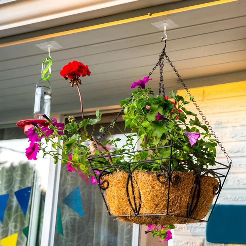 Клейкие потолочные крючки 10 упаковок крючков для потолочных вешалок липкие