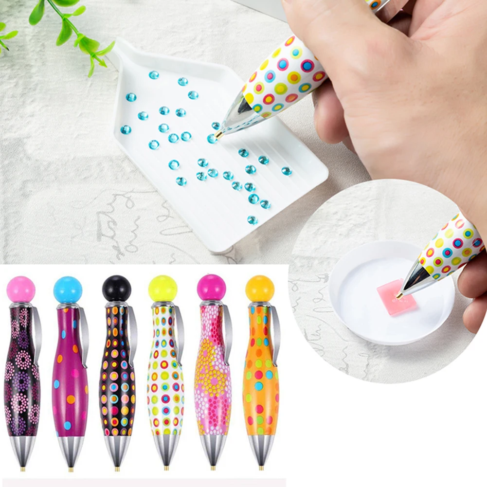 

Multicolor Bowling Diamond Sticking Point Drill Tool 5d Diamond Painting Pen Diamond Painting Cross Stitch Tool Embroidery Acces
