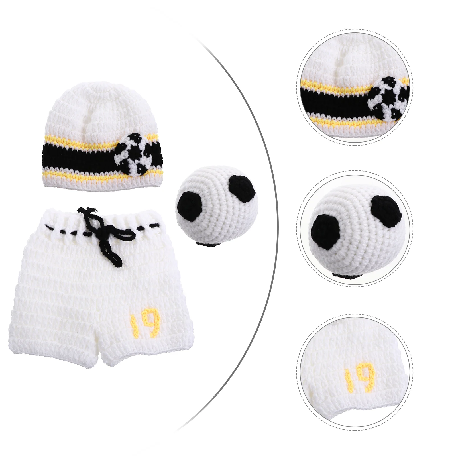 

Baby Photo Props Knits Clothing Lovely Clothes Costume Babies Weave Knitted Newborn Outfits Acrylic Photography Boy