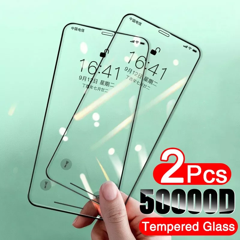 

Free Shipping For iPhone 13 12 11 Pro Max Screen Protector On iPhone X XR XS Max 7 8 6 6s Plus SE Glass Full Cover Tempered Gla