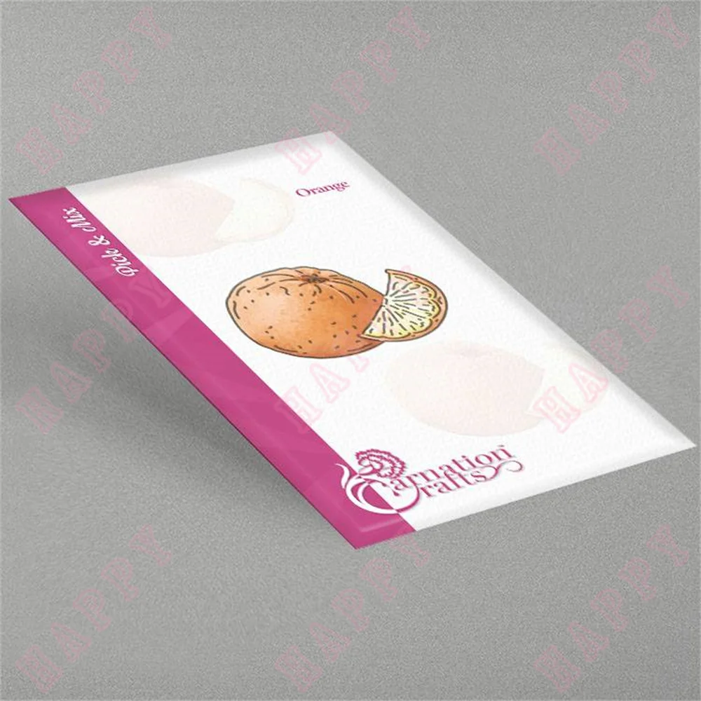 

Metal Cutting Dies Orange DIY Scrapbooking Paper Craft Greeting Diary Decoration Manual Handmade For 2022 Embossing Template New