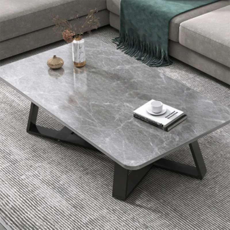 

Modern Marble Coffee Tables Living Room Design MDF Coffee Table Luxury Gold Sofa Metal Nordic Meubles De Salon Home Furniture