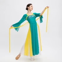 chinese style classical dance clothes women dance wear chinese folk dance costume top
