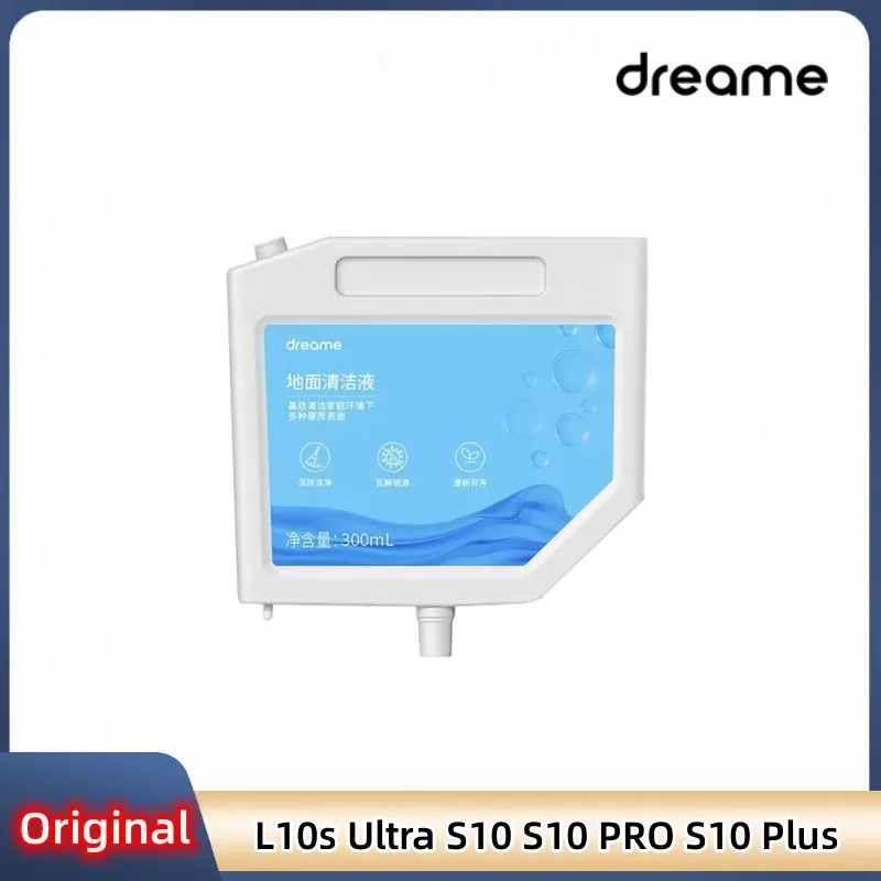 

300ML Original Dreame L10s Ultra S10 S10 Pro S10 Plus Floor Cleaner Liquid Cleaning Solution Vacuum Cleaner Spare Parts