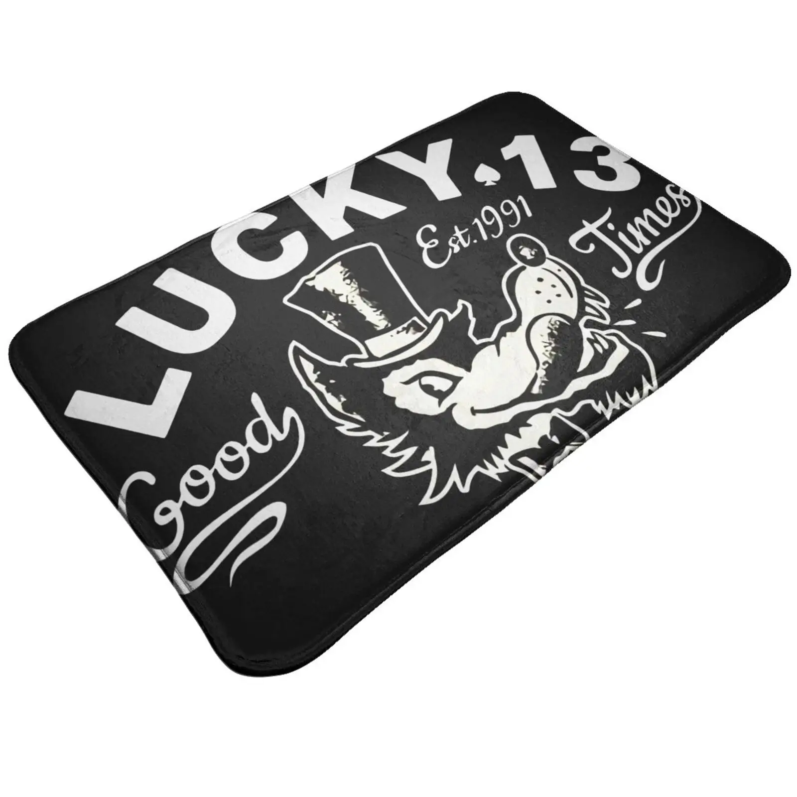 

Lucky 13 Mr бейсбольный волк хорошие коврики для гостиной для спальни, если вы осмеливаетесь, коврик для ванной, Длинные мужские коврики из полиэ...
