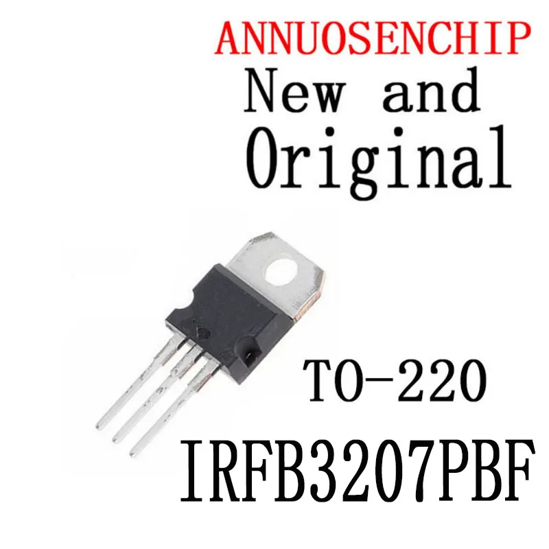 

Новый и оригинальный транзистор TO220 IRFB3207 3207 TO-220 IRFB3207ZPBF IRFB3207Z, новый МОП полевой транзистор IRFB3207PBF, 10 шт.