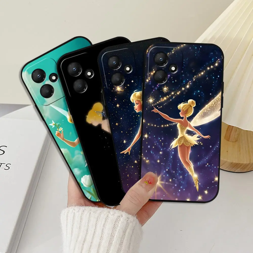 Чехол для телефона Cartoon Disney Tinker Bell Infinix HOT 50 30 30I 20 20S 20I 12 11S 11 10 10S 10I 9 Play черный мягкий