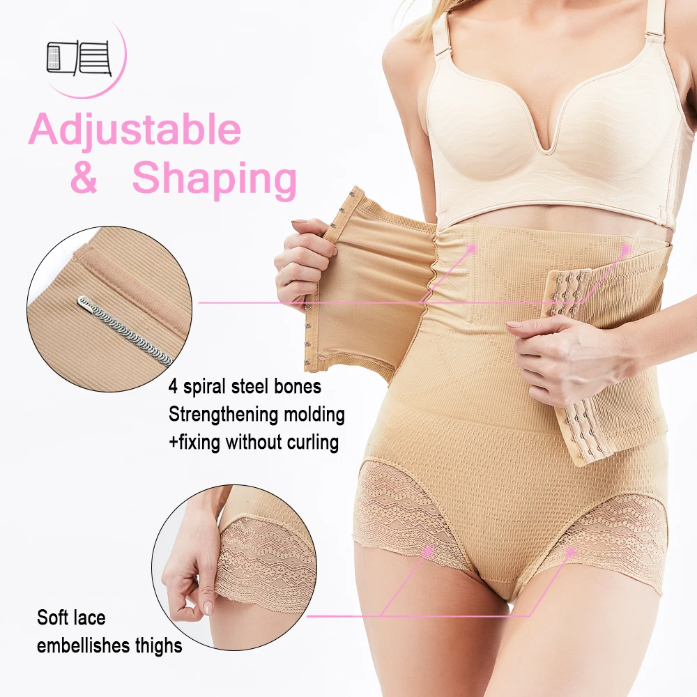 SEXYWG Body Control Shapewear Body Shaper Tummy Control Panties Women High Waist Shapewear Shorts Seamless Shapewear
