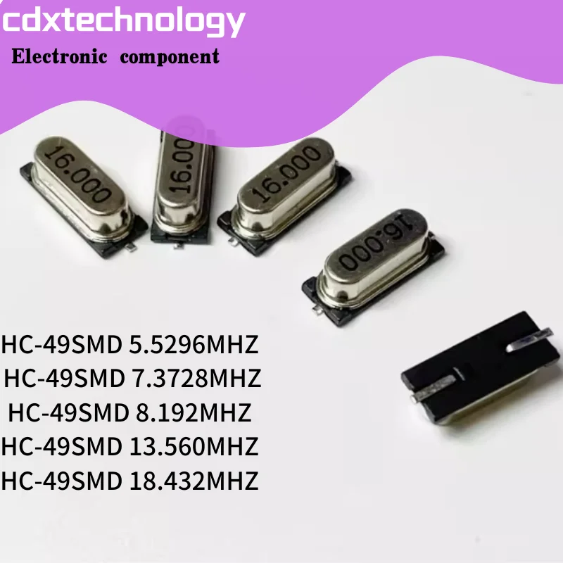 10 шт./партия, магнитный кристалл, 5,5296 м, 7,3728 м, 8,192 м, 13,560 м