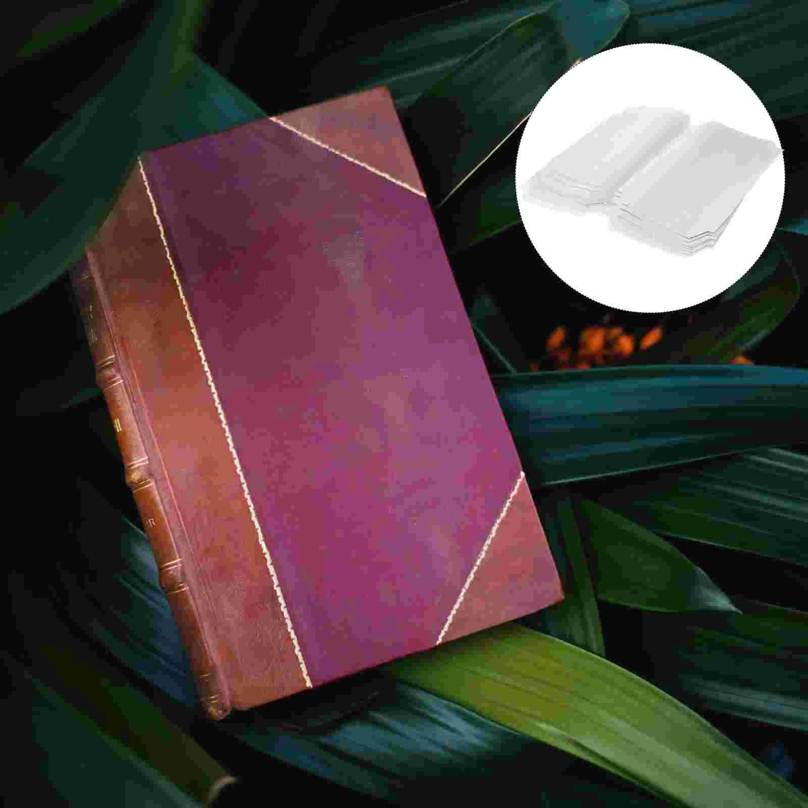 

20 Pcs Book Film Protective Films Plastic Covers Waterproof Dustproof Office Suit