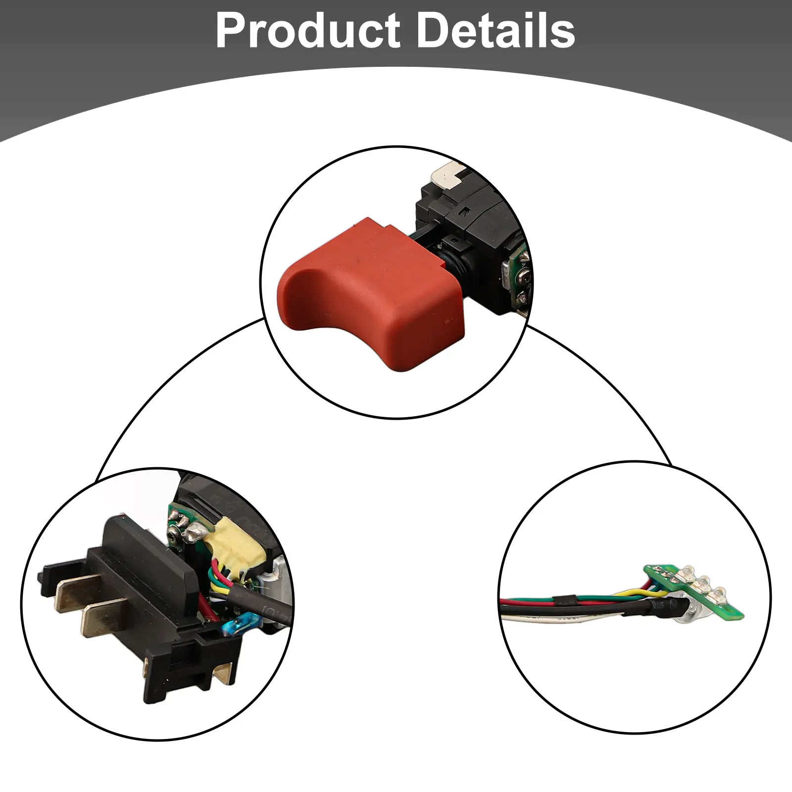 2 шт. BS10.8V переключатель для беспроводной дрели powermaxx BS 10 8 V 12V триггерный запчасти