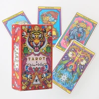 hot selling tarot board game card full english hd animation portable playing board divination game tarot de ei dios de los tres