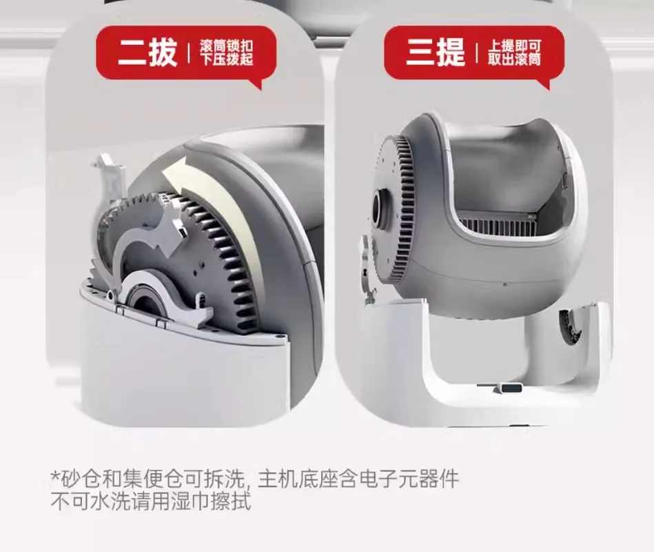 Умная Автоматическая лопатка для кошачьего туалета негабаритный открытый