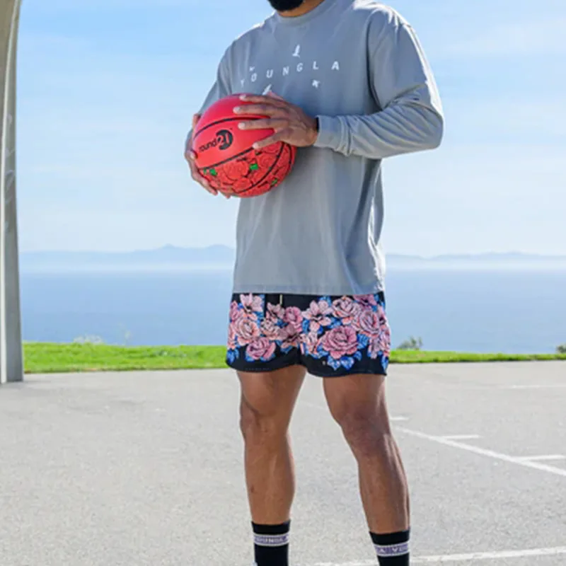 

2022 Summer New Fitness Five-point Pants Straight-through Casual Pants Loose Sports Shorts Men's Pants