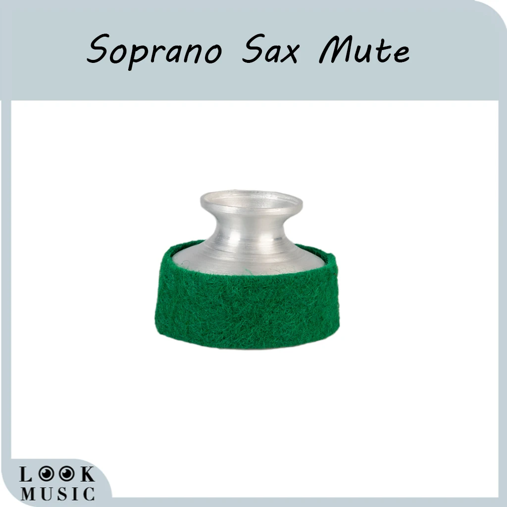 

Soprano Saxophone Mute Silencer Aluminum Sax Metal Dampener Light-weight Woodwind Parts Accessories