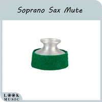 soprano saxophone mute silencer aluminum sax metal dampener light weight woodwind parts accessories