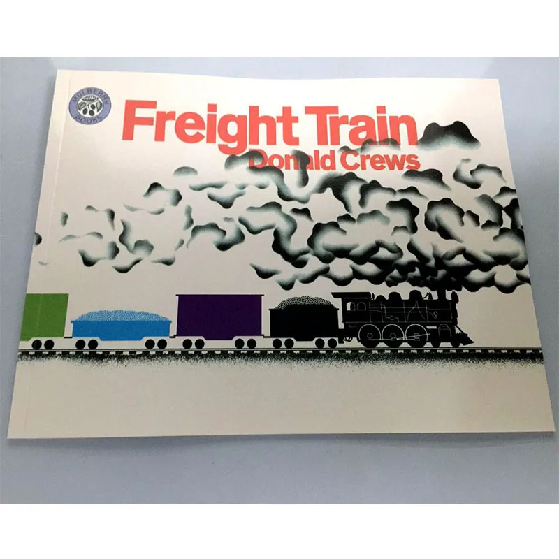 

FREIGHT TRAIN By Donald Crew Educational English Picture Book Learning Card Story Book For Baby Kids Children Gifts