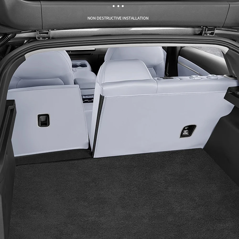 Защитная накладка на спинку автомобильного сиденья второй ряд устойчивая к