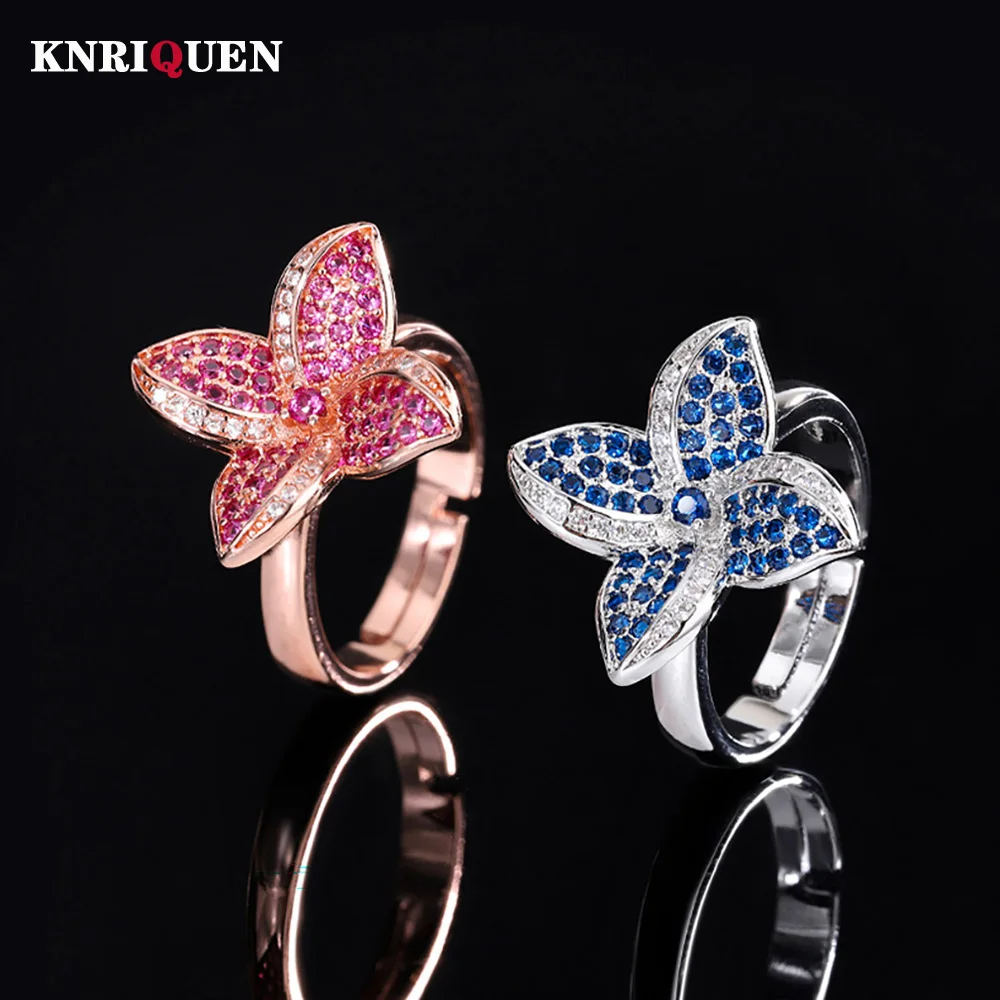

Luxury Pink Quartz Sapphire Gold Color Bowknot Rings for Women Engagement Ring Retro Gemstone Party Fine Jewelry Fashion Gifts