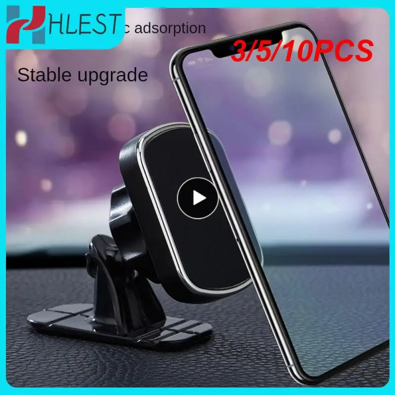 

3/5/10PCS Universal Gps Support Square Mobile Phone Stand Practical Air Vent Magnet Mount Multifunctional Car Supplies Portable
