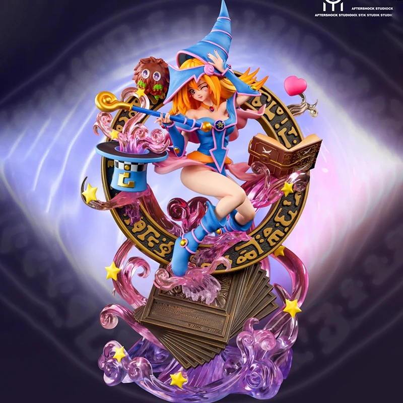 Кавайная экшн-фигурка черной волшебной девочки Kuriboh Статуэтка из ПВХ аниме