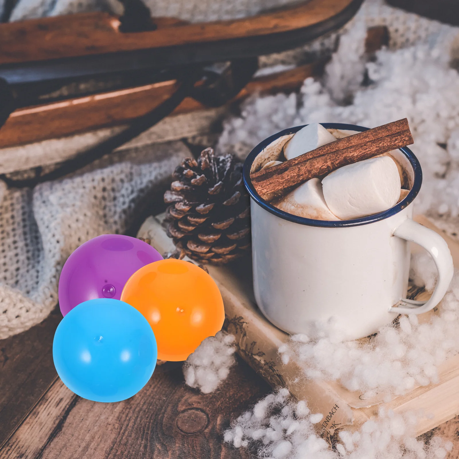 50 шт. полупрозрачные шарики красочные капсулы для гашапона заполняемые машины