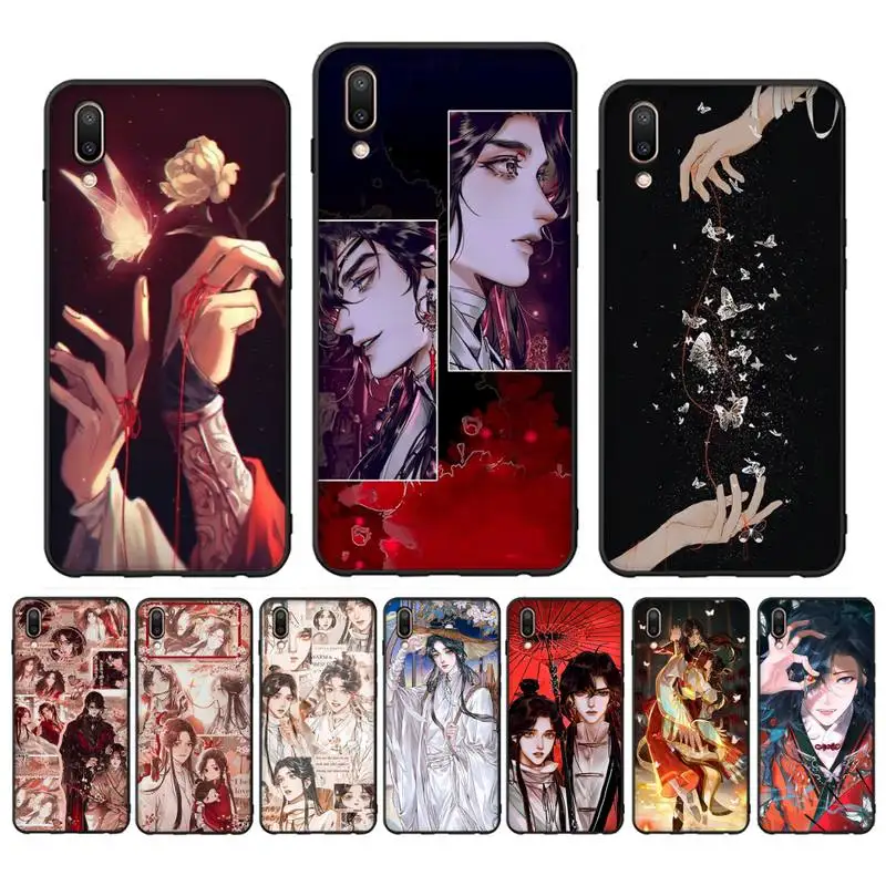 

Aesthetic Chinese style Tian Guan Ci Fu Phone Case Case For Oppo Reno Realme C3 6Pro Cover For vivo Y91C Y17 Y19