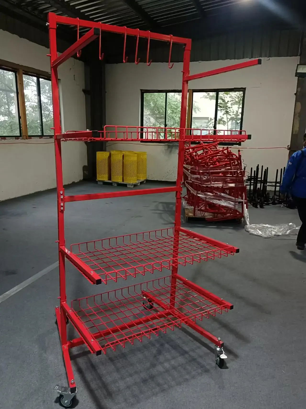 Тележка для управления деталями 3-полочная стойка хранения автозапчастей