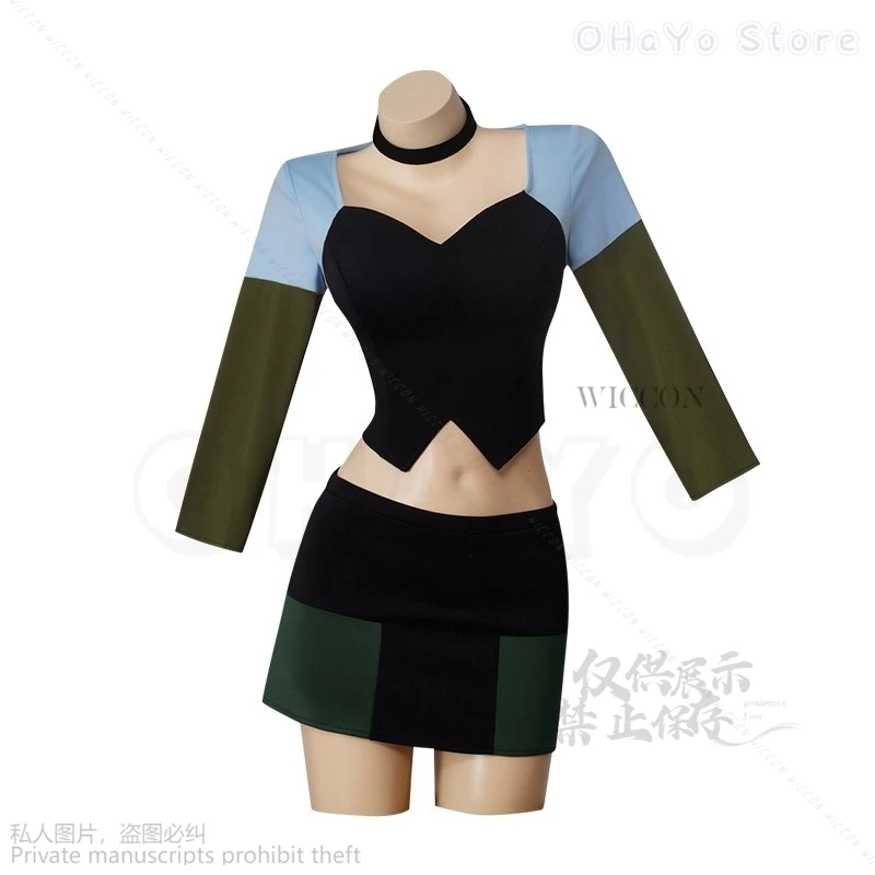 Аниме Total Drama Island Гвен Косплей Костюм Комплект галстуков Студенты Рождество