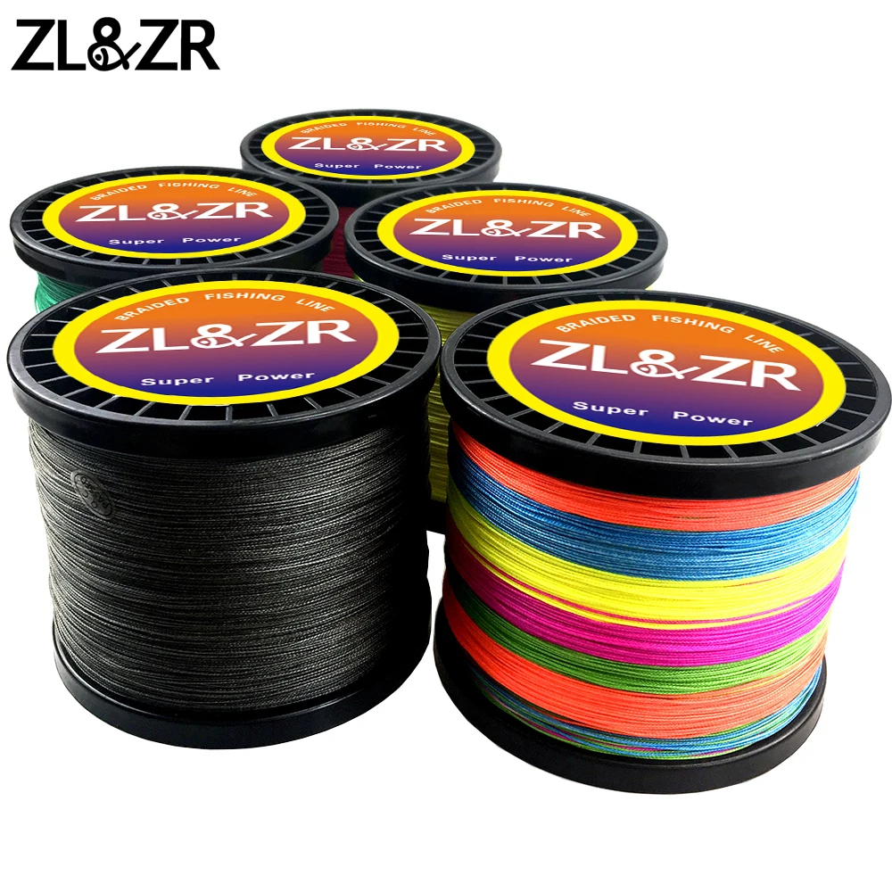 

ZL&ZR X8 Lure Line Braided Fishing Line Pesca Carp Multifilament Fly Wire Pe Line Saltwater 1000M 500M 300M 8.2-35.8kg